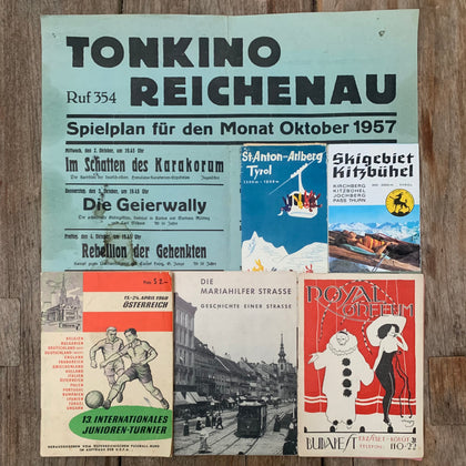 Kataloge, Prospekte, Plakate
