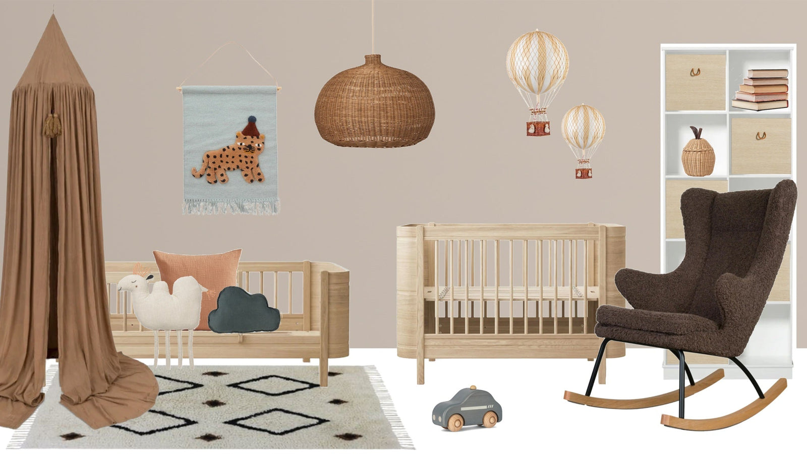 Inspiration Geschwisterzimmer Oliver Furniture Mini+ in Beige und Braun