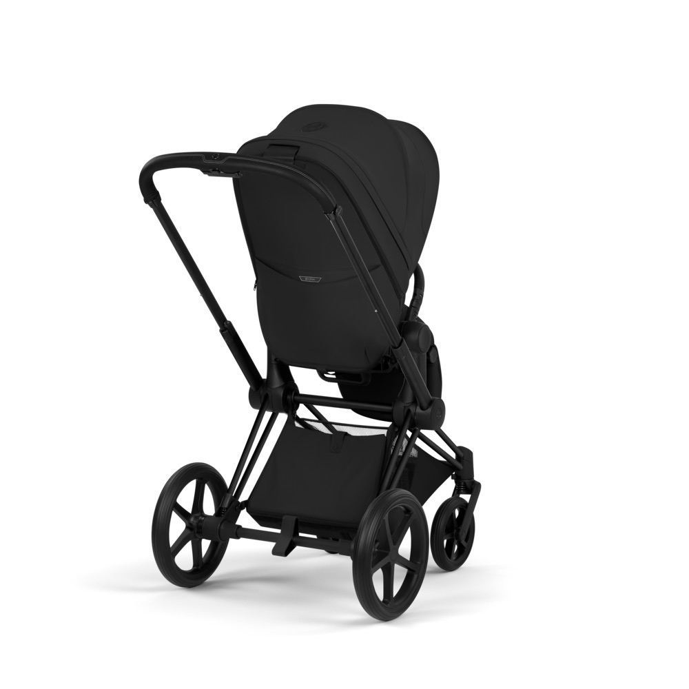 Cybex PRIAM Comfort Ensemble complet Matt Black avec nacelle Sepia Black