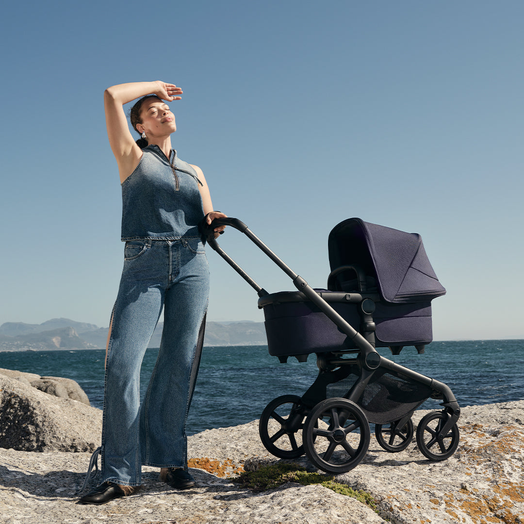 Bugaboo Fox 5 Renew ensemble complet Deep Indigo /Châssis Black