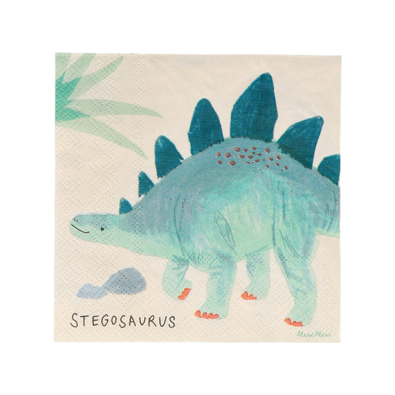 Dino-Servietten von Meri Meri