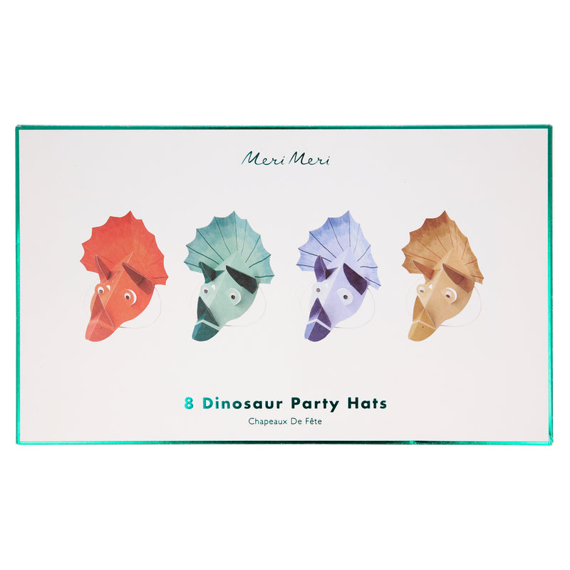 Partyhüte im Dino-Design von Meri Meri