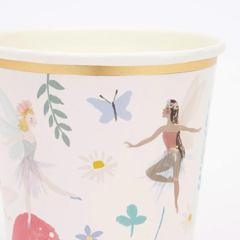 Party Becher mit Feen-Print von Meri Meri
