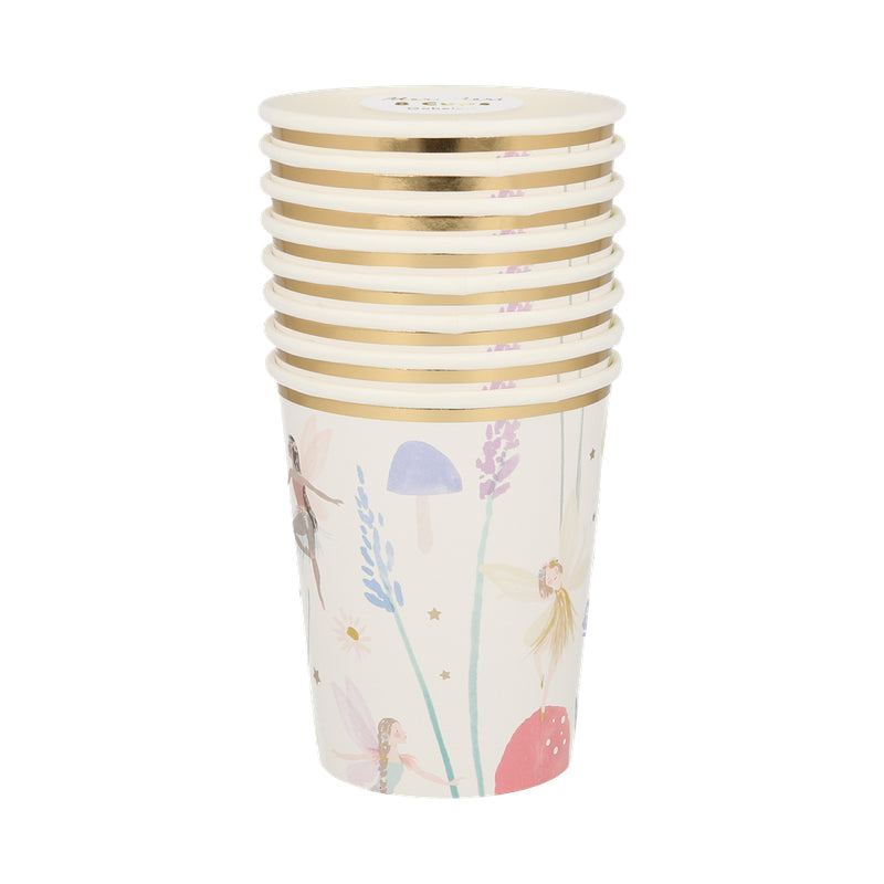 Party Becher mit Feen-Print von Meri Meri
