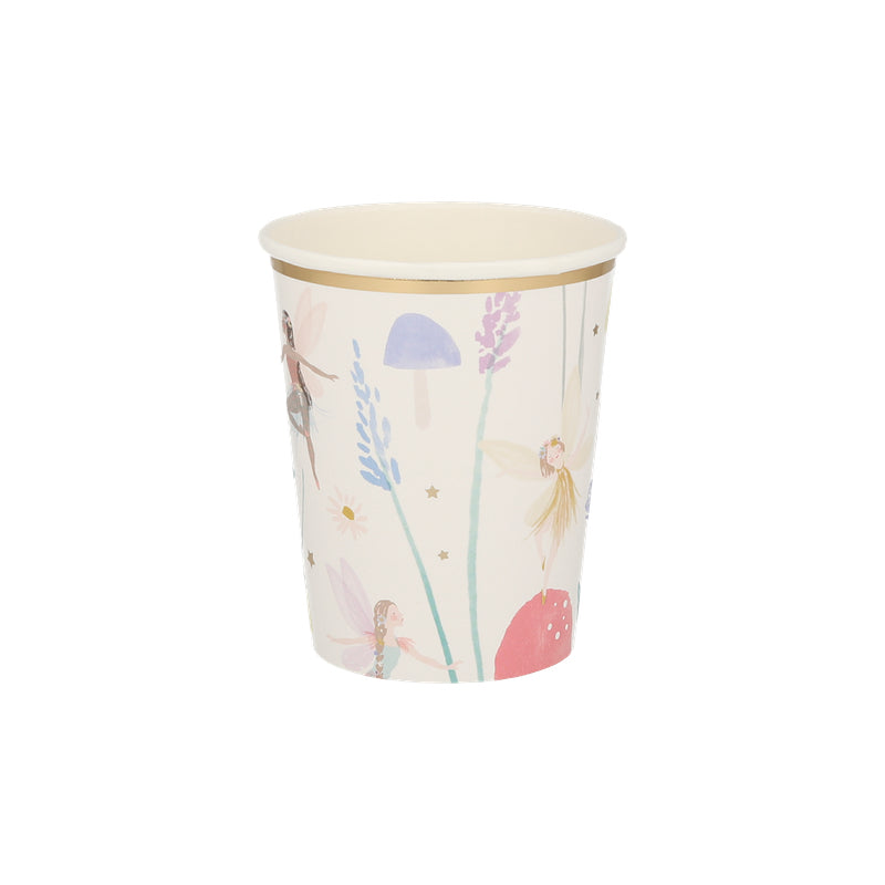 Party Becher mit Feen-Print von Meri Meri
