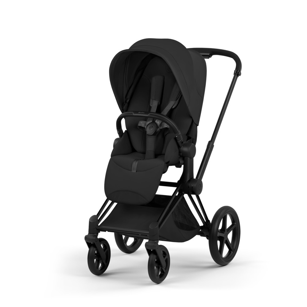 Cybex PRIAM Comfort Ensemble complet Matt Black avec nacelle Sepia Black