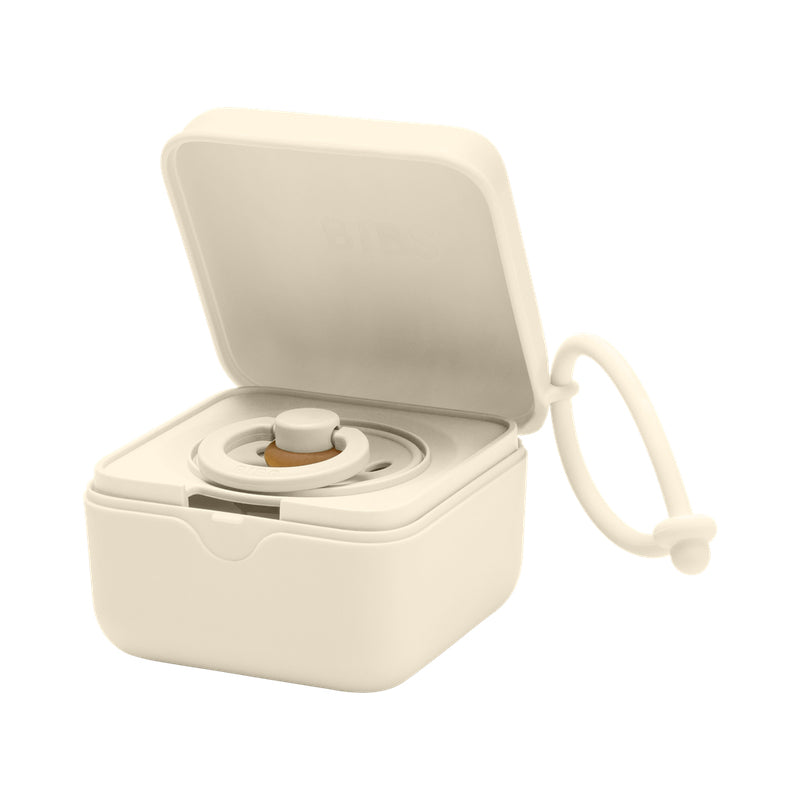 Bibs Schnullerbox in Beige