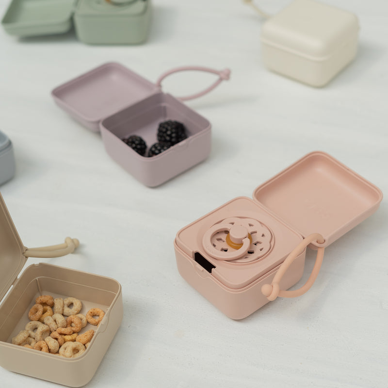 Bibs Schnullerbox in Beige