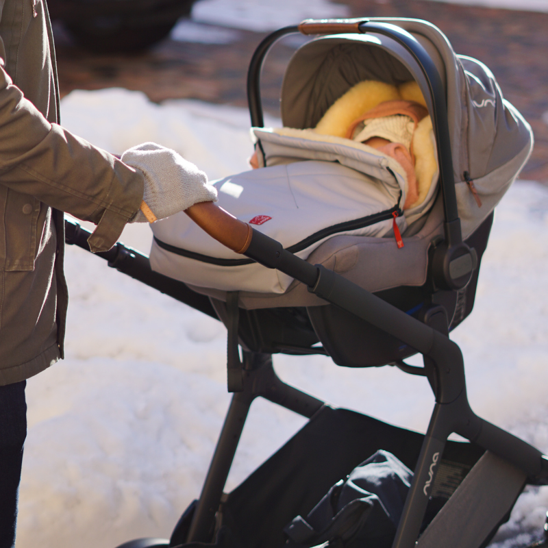 Kaiser  Lammfell Fusssack 'Emma' für Babyschale/Babywanne  Sand Melange