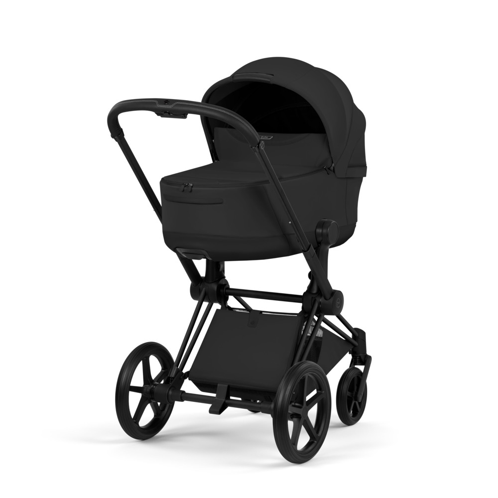 Cybex PRIAM Comfort Ensemble complet Matt Black avec nacelle Sepia Black