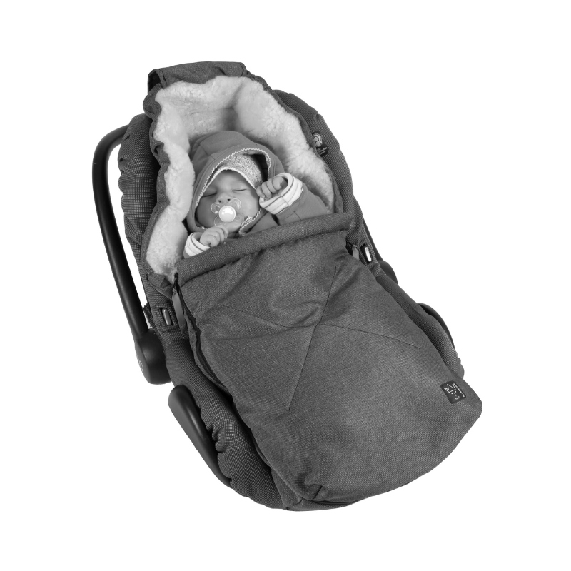 Kaiser  Lammfell Fusssack 'Emma' für Babyschale/Babywanne  Sand Melange