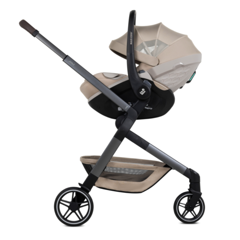 Joolz MC Pebble Slide Pro Babyschale Sandy taupe