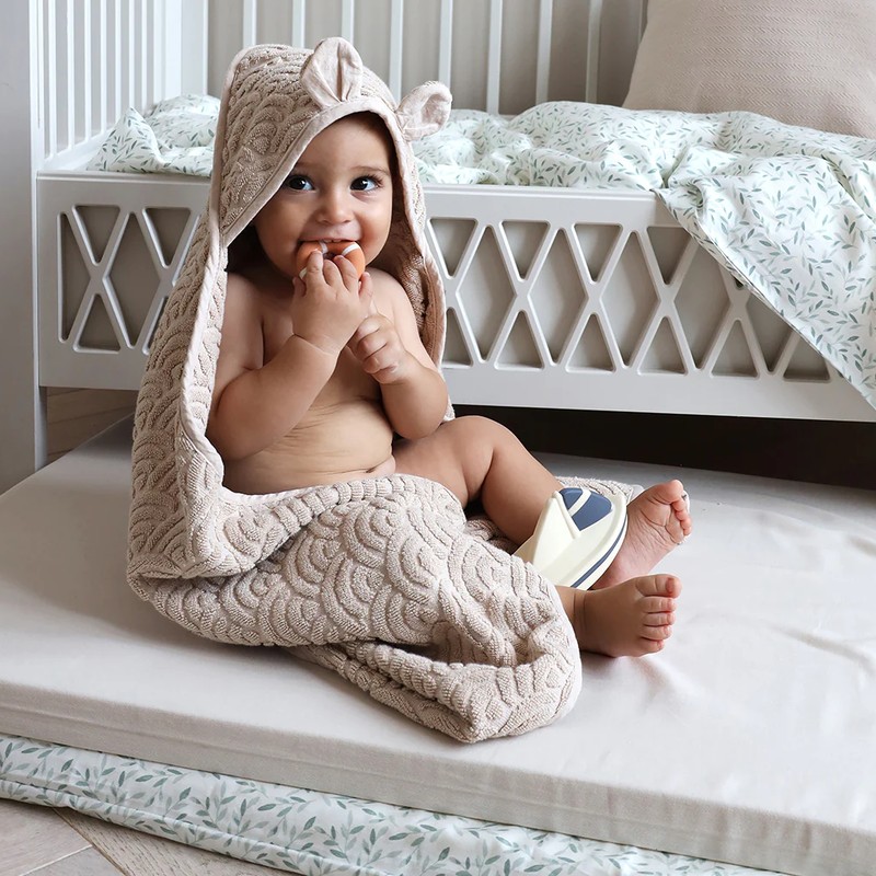 Cam Cam Copenhagen  Kapuzenbadetuch  Almond - Online MY SNOWFLAKE