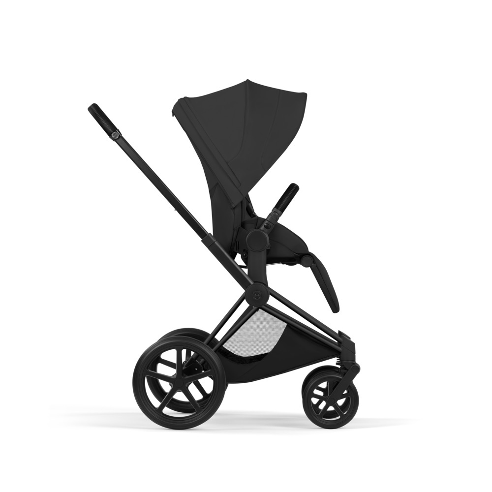 Cybex PRIAM Comfort Ensemble complet Matt Black avec nacelle Sepia Black