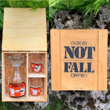PAPER BOX, Trinkset in Holzkiste