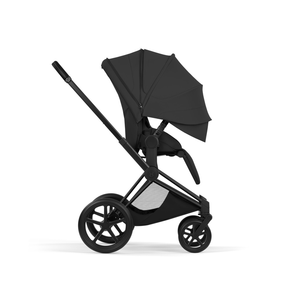 Cybex PRIAM Comfort Ensemble complet Matt Black avec nacelle Sepia Black
