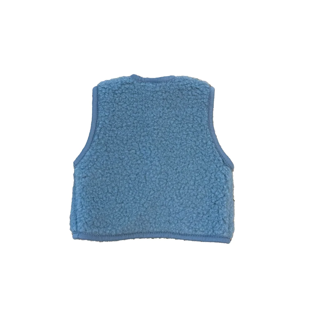 Alwero Baby Wool Vest 'LULU' Icy Blue