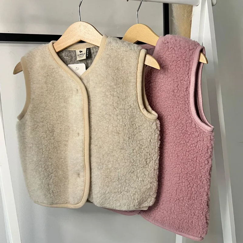 Alwero  Kinder Wollweste 'TYB'  Venetian Pink