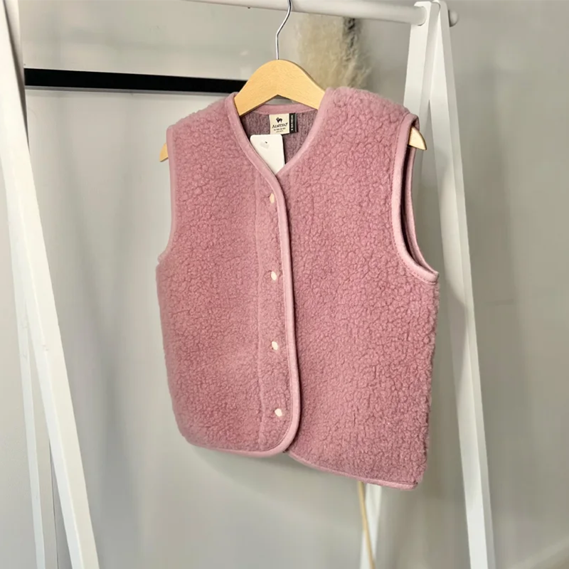 Alwero  Kinder Wollweste 'TYB'  Venetian Pink