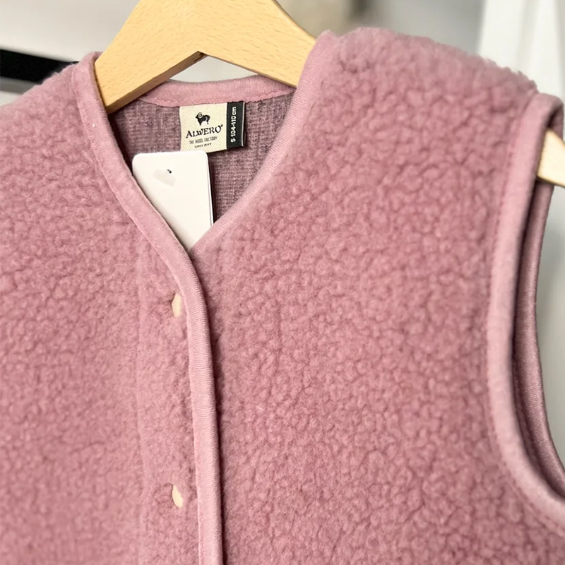 Alwero  Kinder Wollweste 'TYB'  Venetian Pink