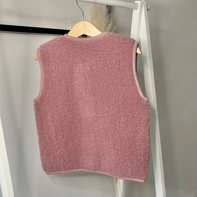 Alwero  Kinder Wollweste 'TYB'  Venetian Pink