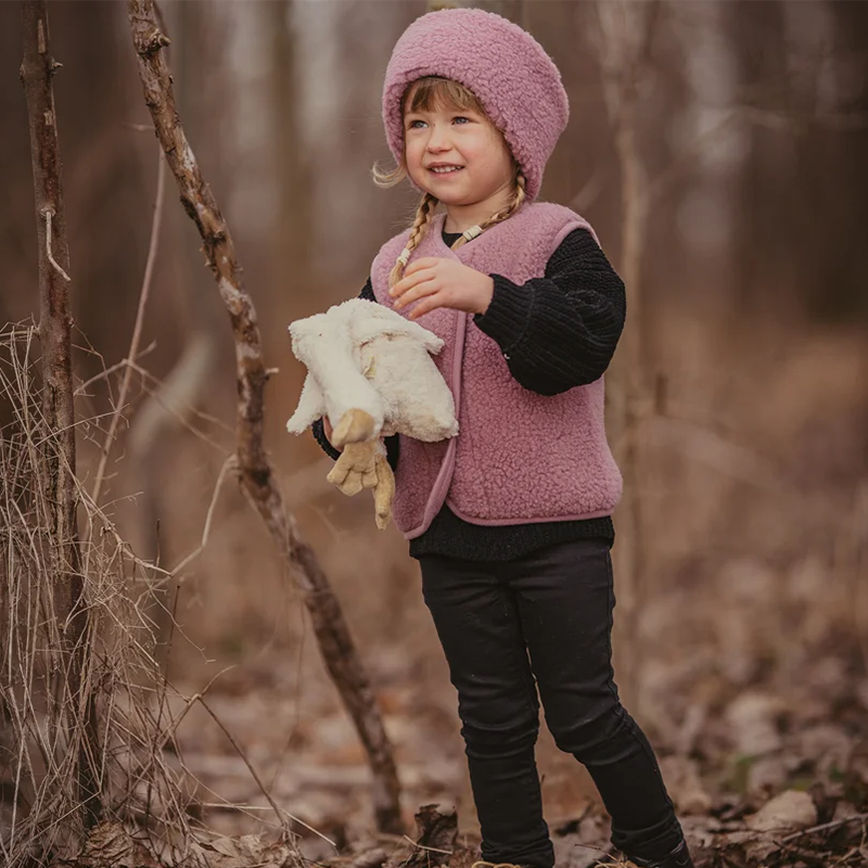 Alwero  Kinder Wollweste 'TYB'  Venetian Pink