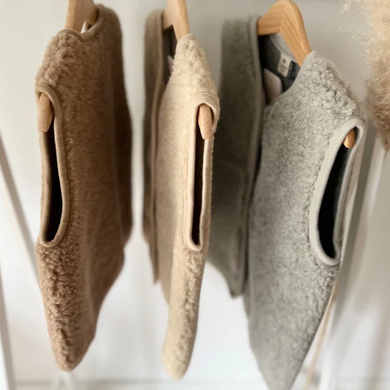 Alwero  Kinder Wollweste 'TYB'  Sand Brown - Online MY SNOWFLAKE