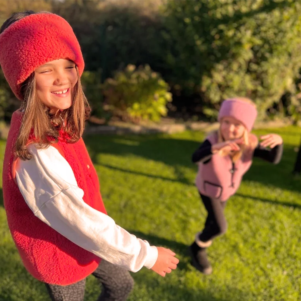 Alwero  Kinder Wollweste 'TYB'  Coral - Online MY SNOWFLAKE