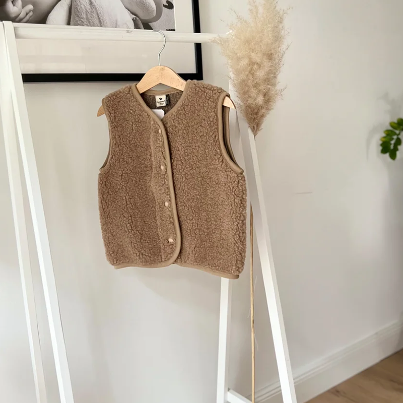 Alwero Children's Wool Vest 'TYB' Tan