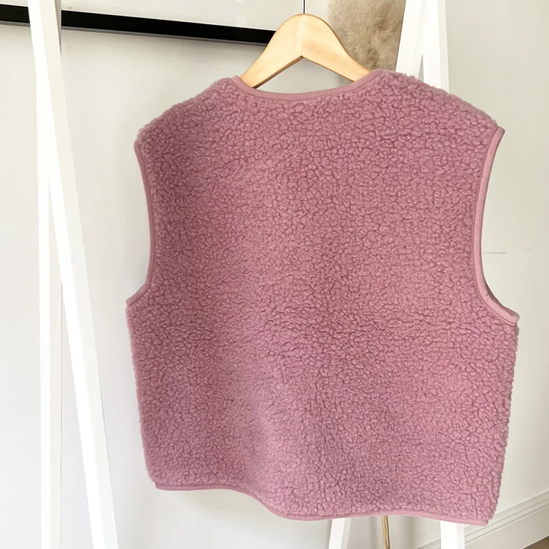 Alwero Gilet en laine pour adultes « TYB » Venetian Pink