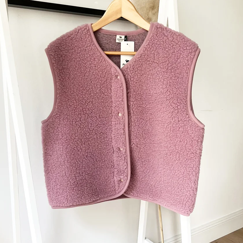 Alwero Gilet en laine pour adultes « TYB » Venetian Pink