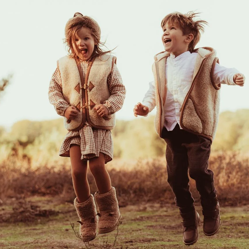 Alwero  Kinder Wollweste 'Alpen'  Beige - Online MY SNOWFLAKE