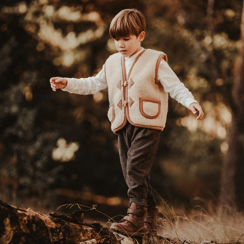 Alwero  Kinder Wollweste 'Alpen'  Beige - Online MY SNOWFLAKE