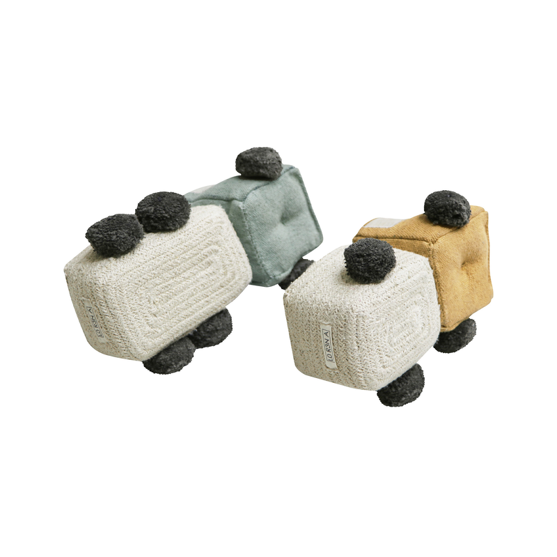 Lorena Canals Mini Körbe 'Truck' 2er Set Vintage Blue/Honey