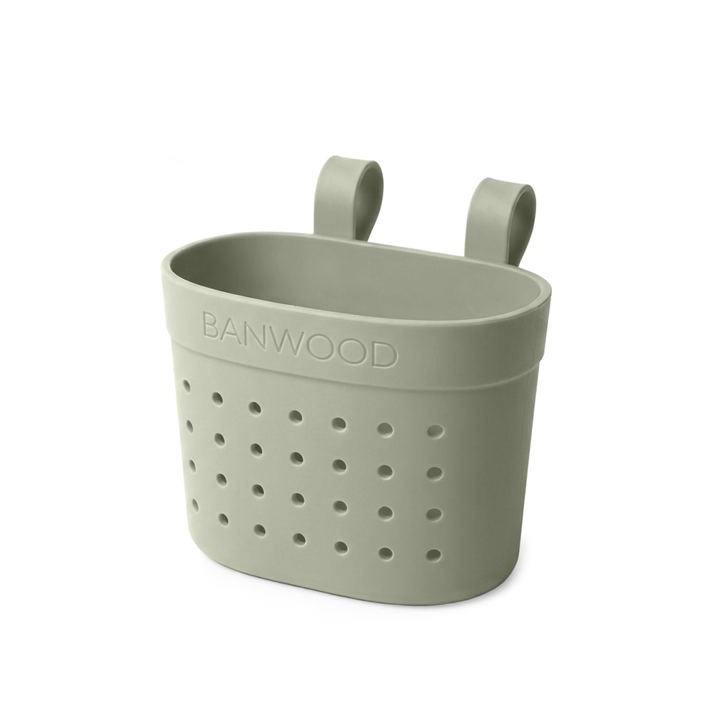 Banwood Basket 'Pin & Ride' Olive