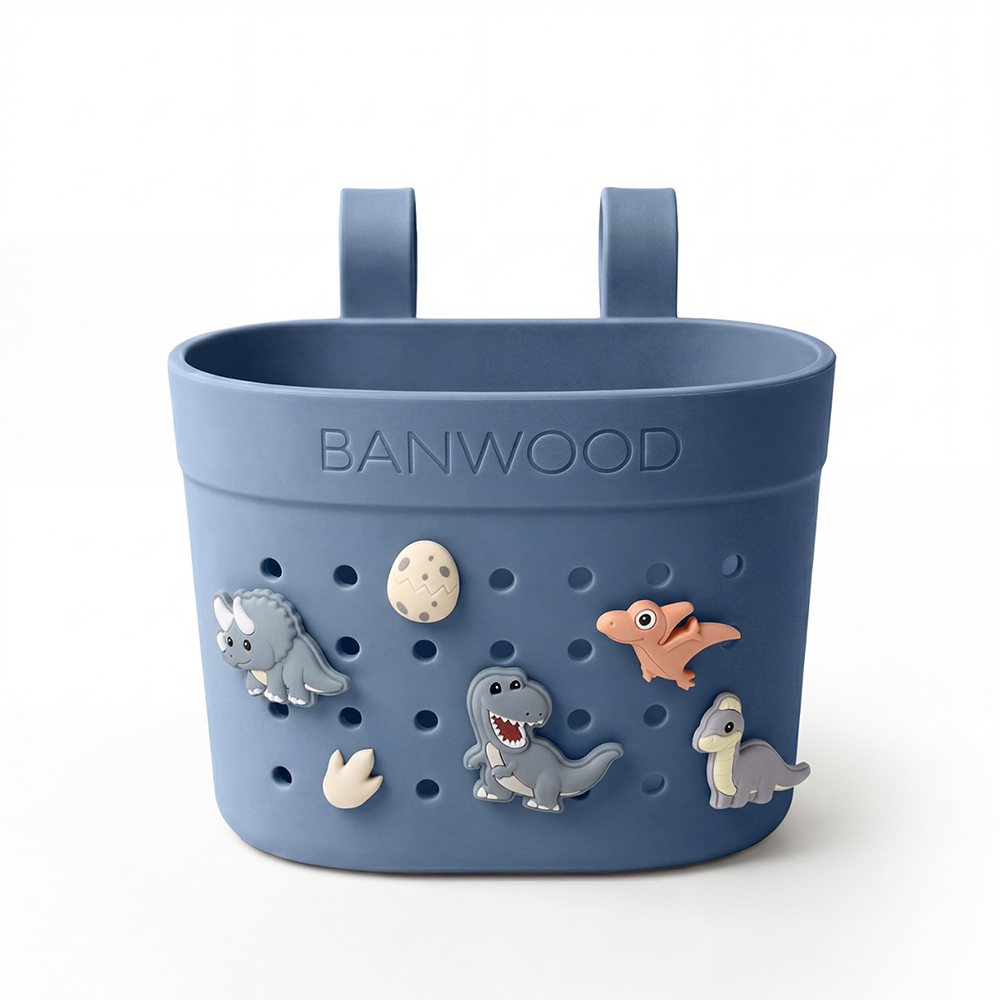 Banwood 'Pin & Ride' Basket - Deep Sea