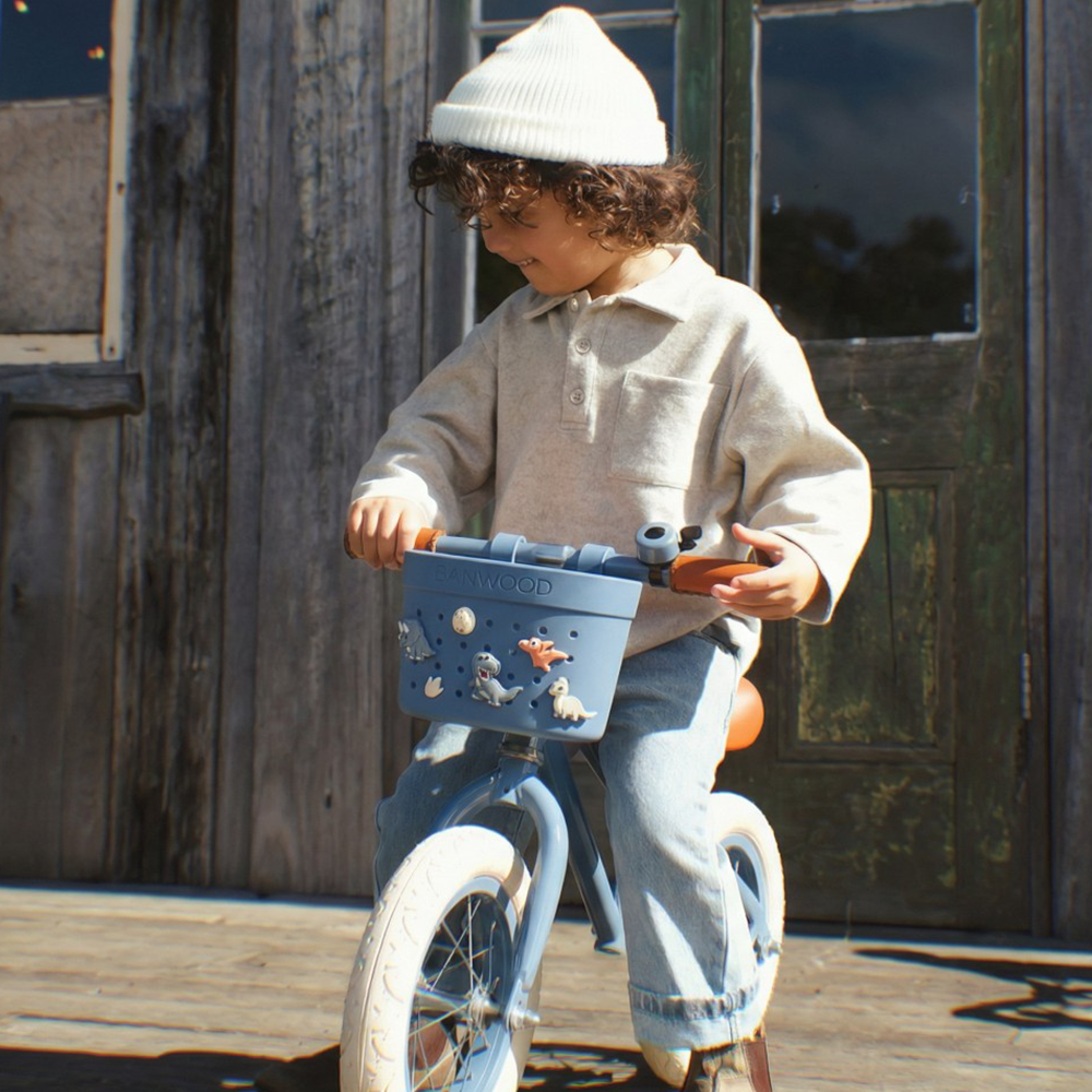Banwood 'Pin & Ride' Basket - Deep Sea