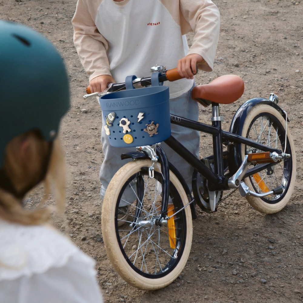 Banwood 'Pin & Ride' Basket - Deep Sea