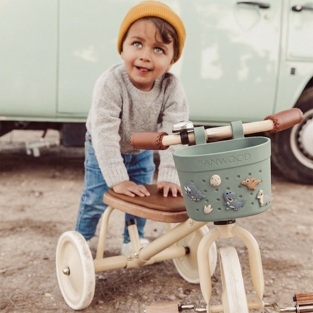 Banwood Panier « Pin & Ride » Faded Clay