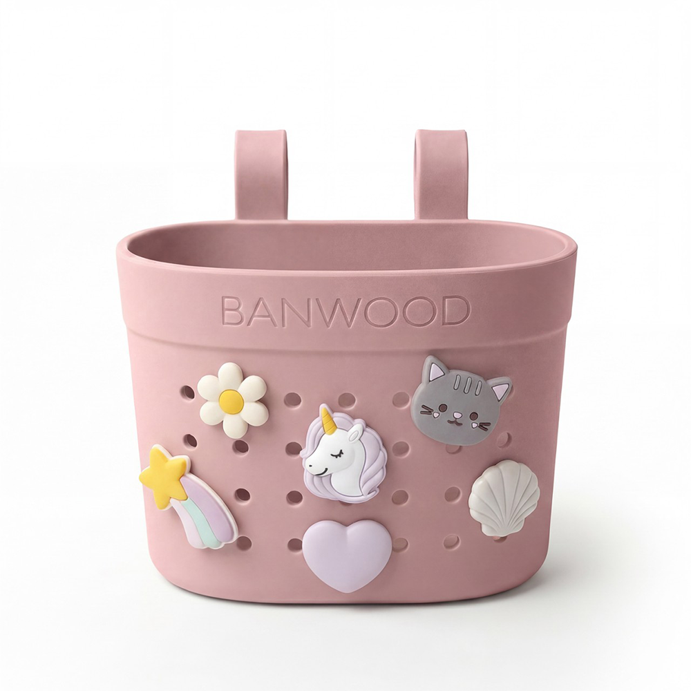 Banwood  Korb 'Pin & Ride' Dusty Rose