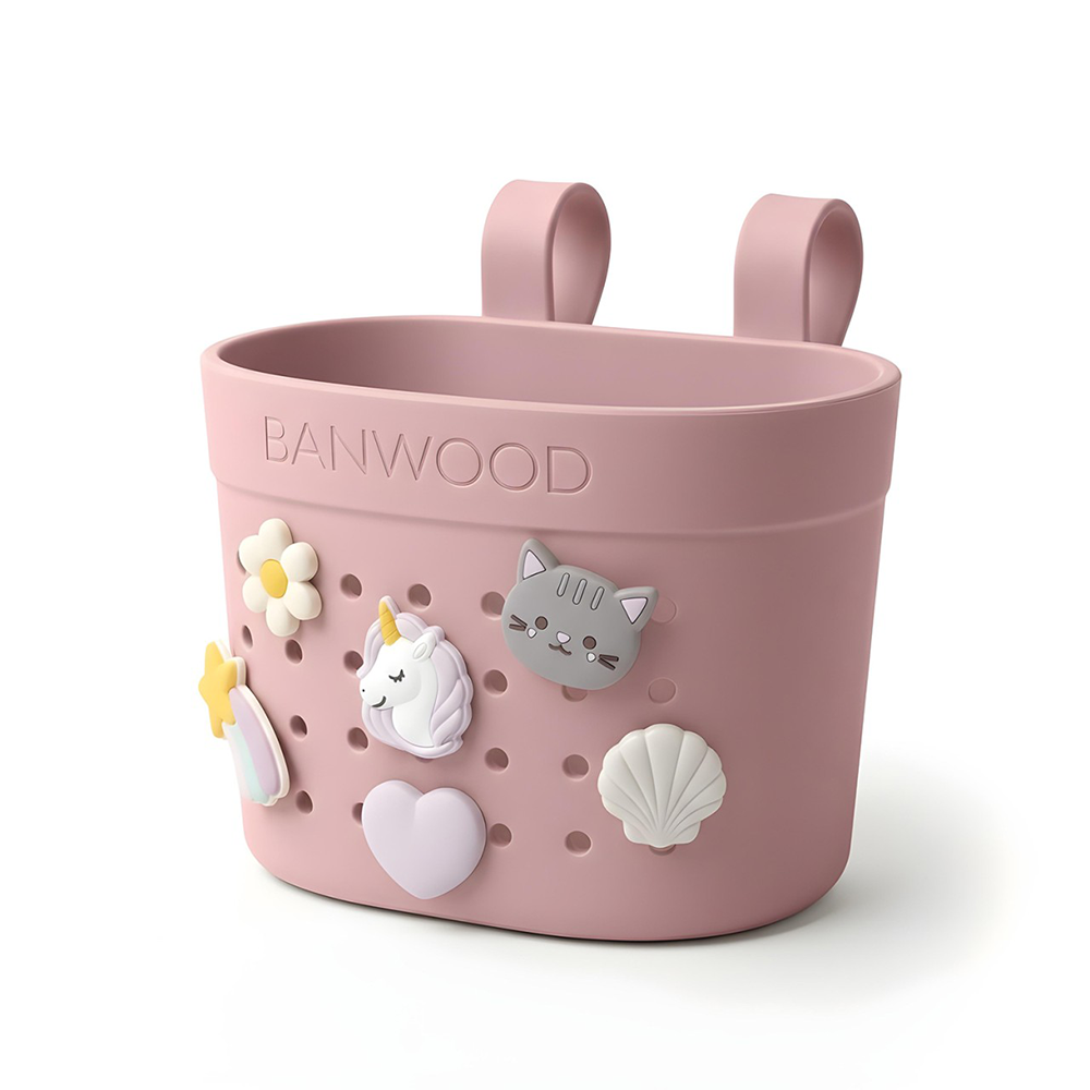 Banwood  Korb 'Pin & Ride' Dusty Rose