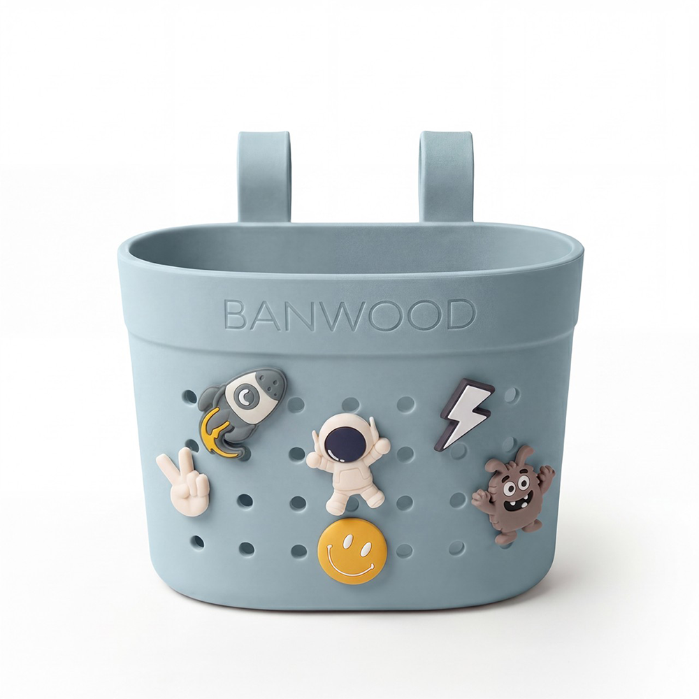 Banwood Panier 'Pin & Ride' Teal