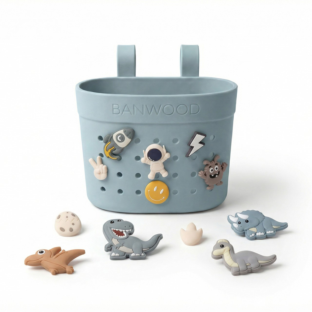 Banwood Panier 'Pin & Ride' Teal