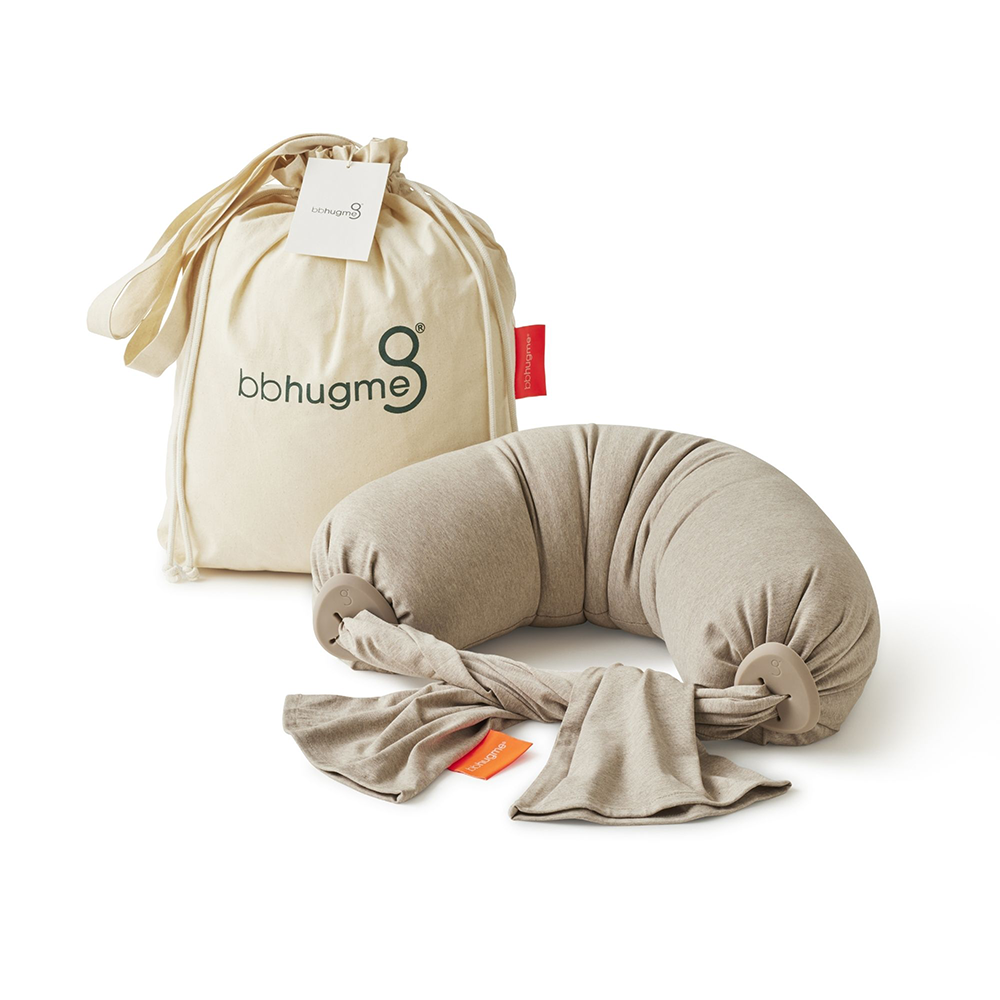 Bbhugme Coussin d'allaitement Seashell Beige