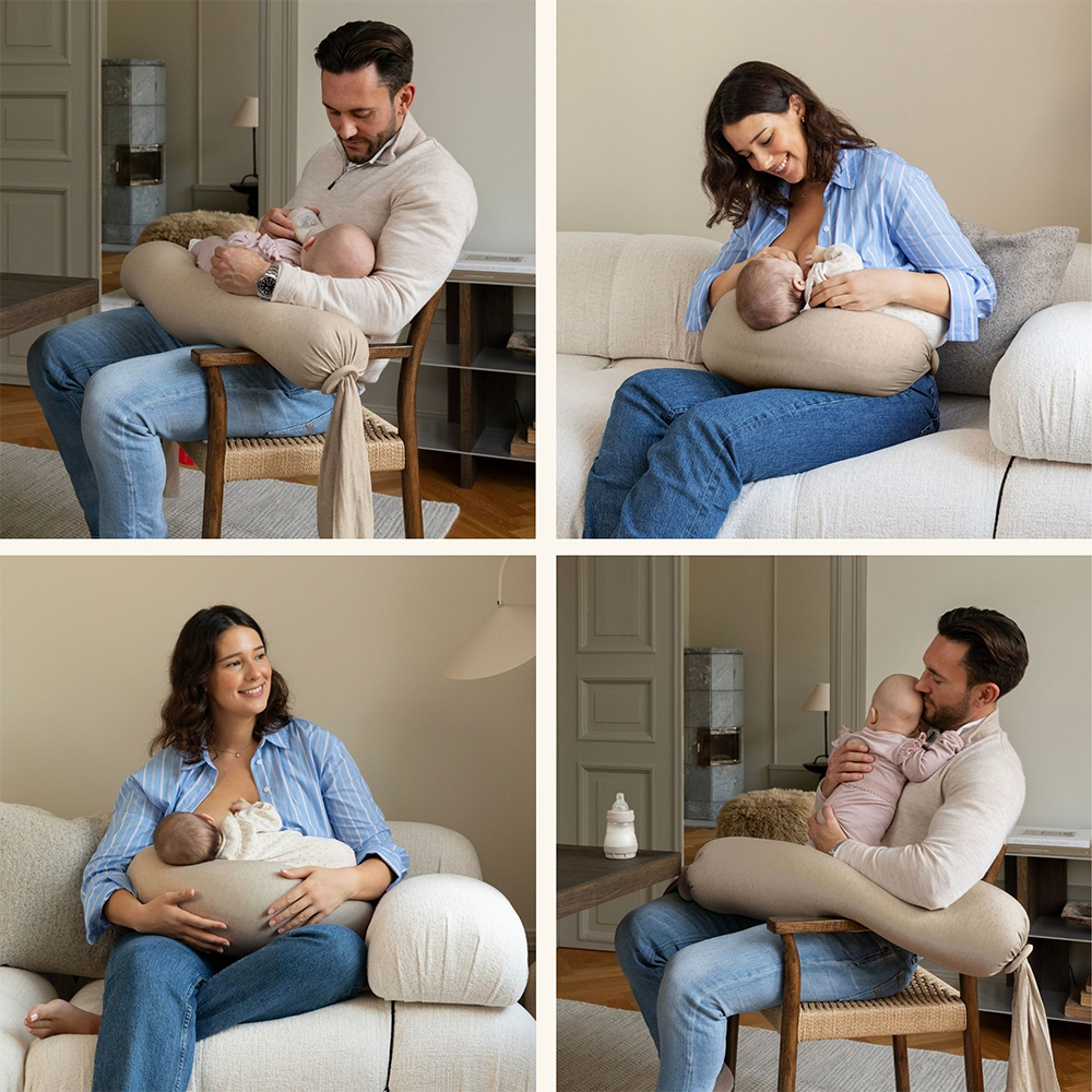 Bbhugme Coussin d'allaitement Seashell Beige