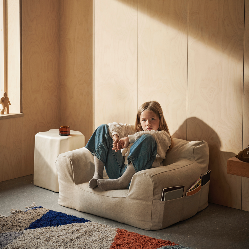 Ferm Living Beanbag "Billow" Off White