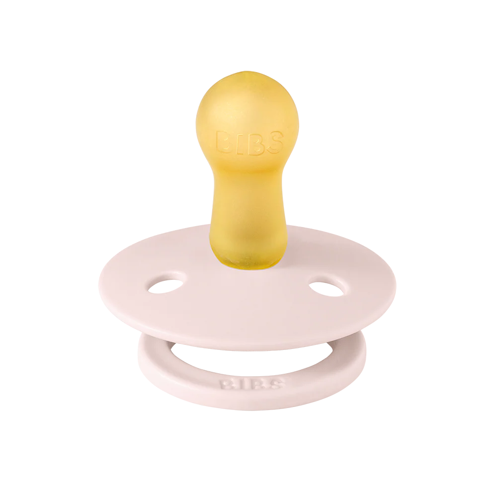 Bibs Sucette caoutchouc naturel rond 6-12 mois Violet Sky