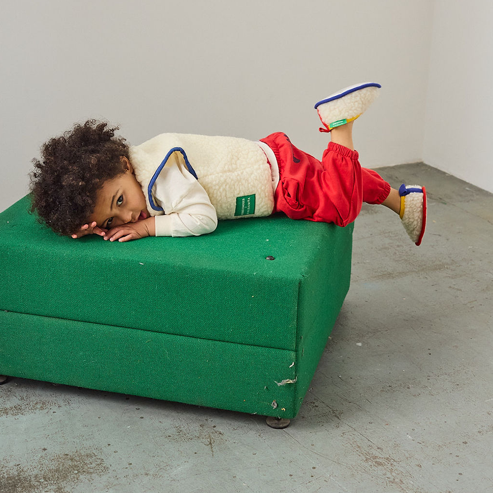 BINIBAMBA Gilet en laine mérinos « Bobo x Bini »