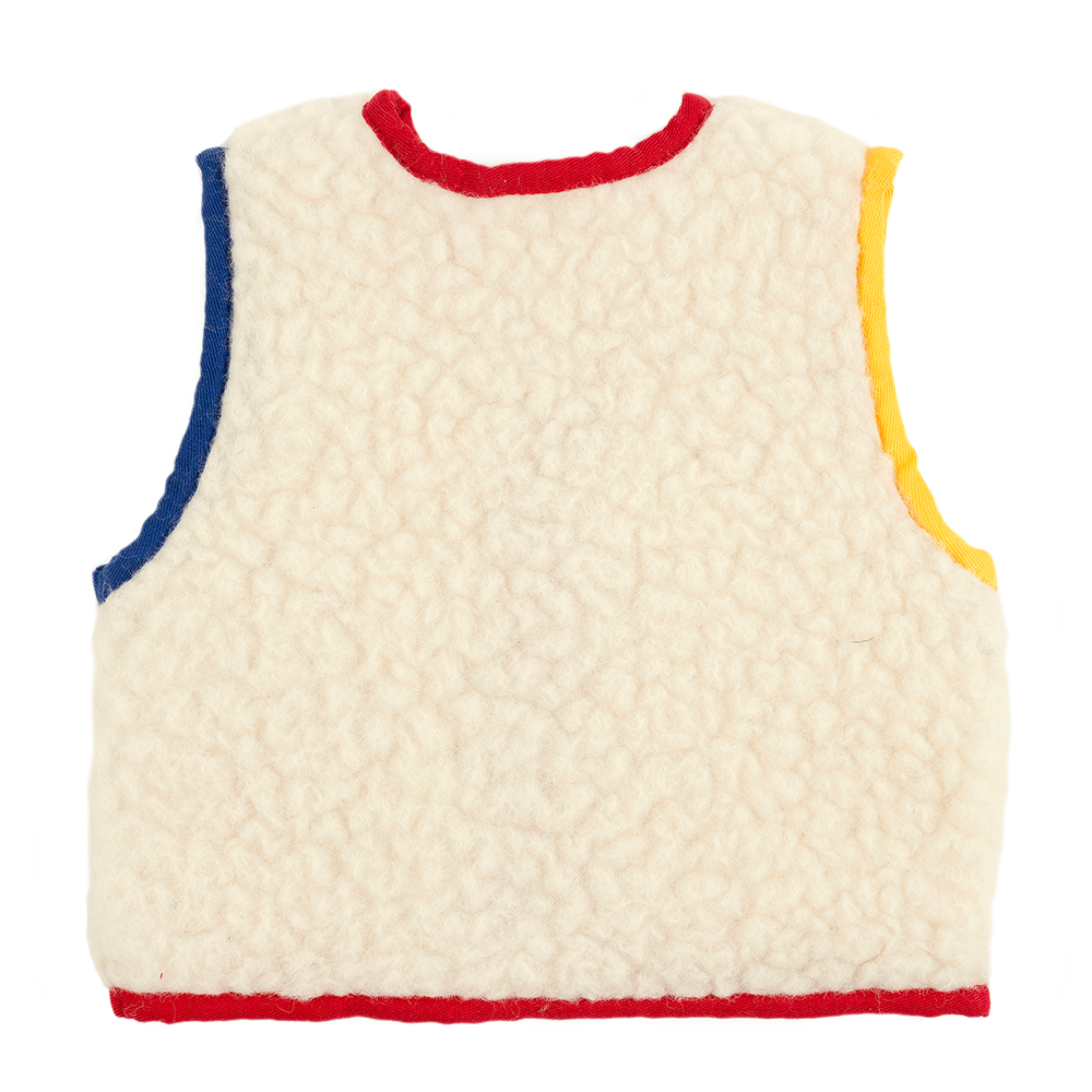 BINIBAMBA Gilet en laine mérinos « Bobo x Bini »