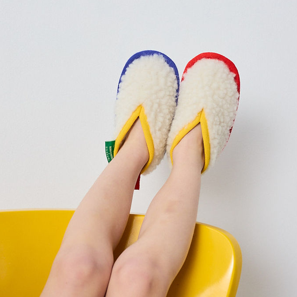 BINIBAMBA Chaussons en laine mérinos 'Bobo x Bini'